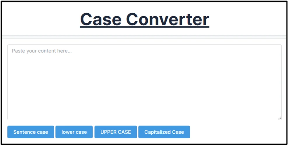 Case Converter | worldwebtool
